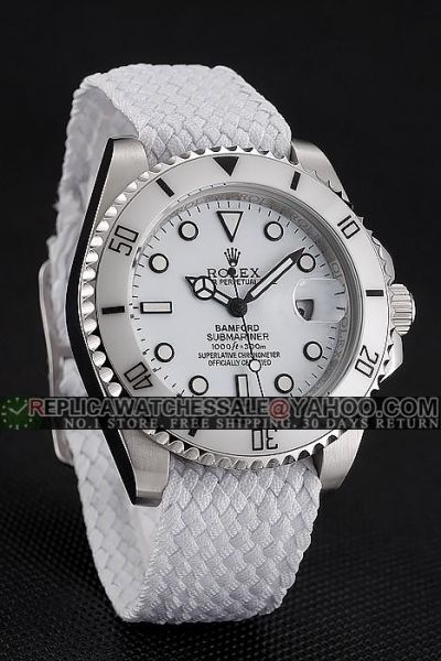 Rolex Submariner White Ceramic Ladies Watch
