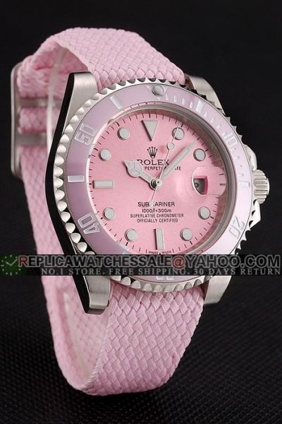 Women's Rolex Submariner pink Ceramic Dive watch