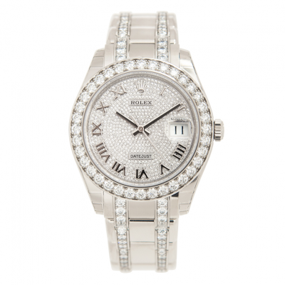 Women's Popular Rolex Datejust 39MM Diamonds Dial/Bezel/Bracelet  StainlessSteel Date Watch Online